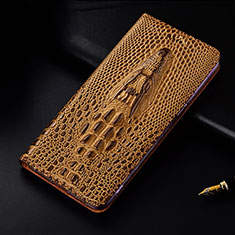 Coque Portefeuille Livre Cuir Etui Clapet H03P pour Vivo V25 Pro 5G Marron