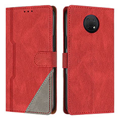 Coque Portefeuille Livre Cuir Etui Clapet H03X pour Nokia G300 5G Rouge