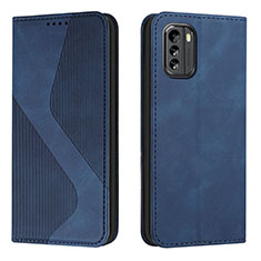 Coque Portefeuille Livre Cuir Etui Clapet H03X pour Nokia G60 5G Bleu