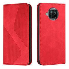 Coque Portefeuille Livre Cuir Etui Clapet H03X pour Xiaomi Mi 10i 5G Rouge