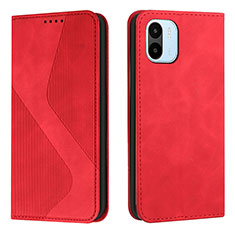Coque Portefeuille Livre Cuir Etui Clapet H03X pour Xiaomi Redmi A1 Rouge