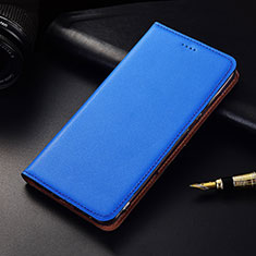 Coque Portefeuille Livre Cuir Etui Clapet H04 pour Apple iPhone 15 Plus Bleu