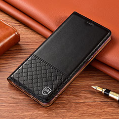 Coque Portefeuille Livre Cuir Etui Clapet H04P pour Samsung Galaxy S21 FE 5G Noir