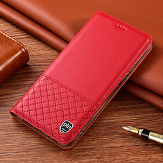 Coque Portefeuille Livre Cuir Etui Clapet H04P pour Samsung Galaxy S21 Plus 5G Rouge