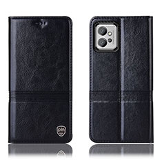 Coque Portefeuille Livre Cuir Etui Clapet H05P pour Motorola Moto G32 Noir