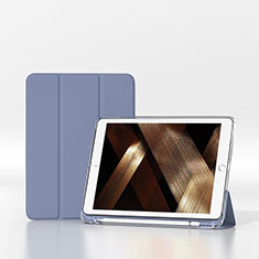 Coque Portefeuille Livre Cuir Etui Clapet H06 pour Apple iPad 10.2 (2019) Gris Lavende