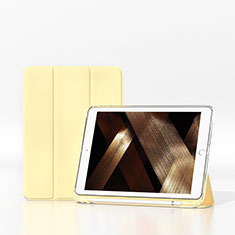 Coque Portefeuille Livre Cuir Etui Clapet H06 pour Apple iPad 10.2 (2020) Jaune