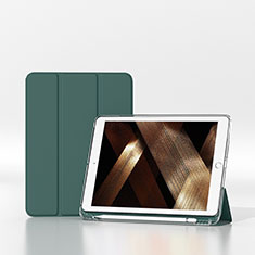 Coque Portefeuille Livre Cuir Etui Clapet H06 pour Apple iPad 10.2 (2020) Vert