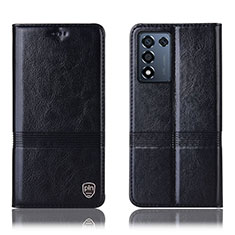 Coque Portefeuille Livre Cuir Etui Clapet H06P pour Oppo K9S 5G Noir