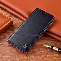 Coque Portefeuille Livre Cuir Etui Clapet H06P pour Samsung Galaxy XCover 5 SM-G525F Bleu