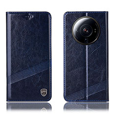 Coque Portefeuille Livre Cuir Etui Clapet H06P pour Xiaomi Mi 12 Ultra 5G Bleu