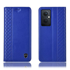 Coque Portefeuille Livre Cuir Etui Clapet H07P pour OnePlus Nord N20 5G Bleu