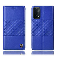 Coque Portefeuille Livre Cuir Etui Clapet H07P pour OnePlus Nord N200 5G Bleu