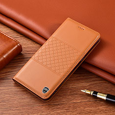 Coque Portefeuille Livre Cuir Etui Clapet H07P pour Samsung Galaxy A20e Orange