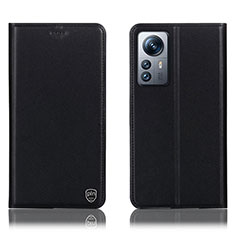 Coque Portefeuille Livre Cuir Etui Clapet H07P pour Xiaomi Mi 12 5G Noir