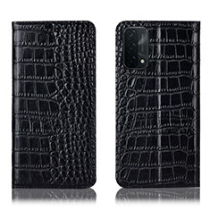 Coque Portefeuille Livre Cuir Etui Clapet H08P pour OnePlus Nord N200 5G Noir