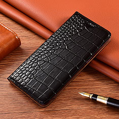 Coque Portefeuille Livre Cuir Etui Clapet H08P pour Samsung Galaxy S21 5G Noir