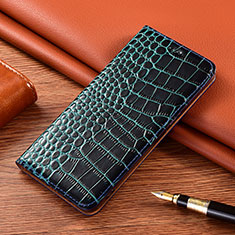 Coque Portefeuille Livre Cuir Etui Clapet H08P pour Samsung Galaxy S21 Plus 5G Bleu