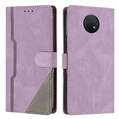 Coque Portefeuille Livre Cuir Etui Clapet H09X pour Nokia G50 5G Violet