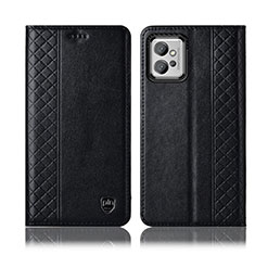 Coque Portefeuille Livre Cuir Etui Clapet H10P pour Motorola Moto G32 Noir