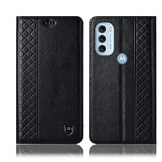 Coque Portefeuille Livre Cuir Etui Clapet H10P pour Motorola Moto G71 5G Noir