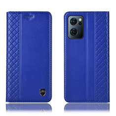Coque Portefeuille Livre Cuir Etui Clapet H10P pour OnePlus Nord CE 2 5G Bleu