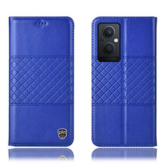 Coque Portefeuille Livre Cuir Etui Clapet H10P pour OnePlus Nord N20 5G Bleu