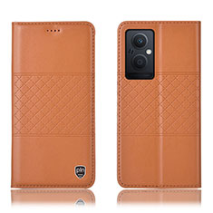 Coque Portefeuille Livre Cuir Etui Clapet H10P pour OnePlus Nord N20 5G Orange