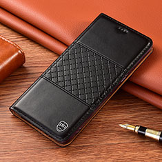 Coque Portefeuille Livre Cuir Etui Clapet H10P pour Samsung Galaxy S21 FE 5G Noir