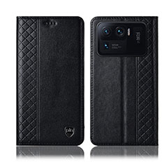 Coque Portefeuille Livre Cuir Etui Clapet H10P pour Xiaomi Mi 11 Ultra 5G Noir