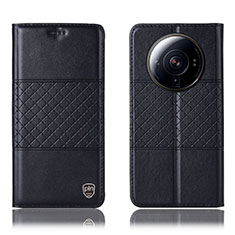 Coque Portefeuille Livre Cuir Etui Clapet H10P pour Xiaomi Mi 12 Ultra 5G Noir