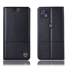 Coque Portefeuille Livre Cuir Etui Clapet H11P pour Motorola Moto G50 5G Noir