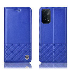 Coque Portefeuille Livre Cuir Etui Clapet H11P pour OnePlus Nord N200 5G Bleu