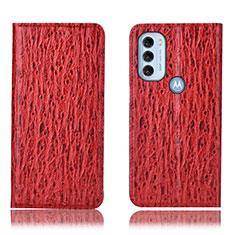 Coque Portefeuille Livre Cuir Etui Clapet H15P pour Motorola Moto G71 5G Rouge