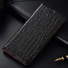 Coque Portefeuille Livre Cuir Etui Clapet H15P pour Samsung Galaxy A01 Core Noir