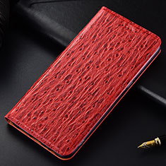 Coque Portefeuille Livre Cuir Etui Clapet H15P pour Samsung Galaxy A01 Core Rouge