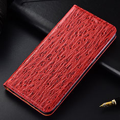 Coque Portefeuille Livre Cuir Etui Clapet H15P pour Samsung Galaxy A02s Rouge