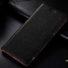 Coque Portefeuille Livre Cuir Etui Clapet H15P pour Samsung Galaxy A10 Noir