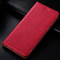 Coque Portefeuille Livre Cuir Etui Clapet H15P pour Samsung Galaxy A10 Rouge