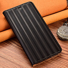Coque Portefeuille Livre Cuir Etui Clapet H16P pour Samsung Galaxy A52 4G Noir