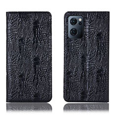 Coque Portefeuille Livre Cuir Etui Clapet H17P pour OnePlus Nord CE 2 5G Noir