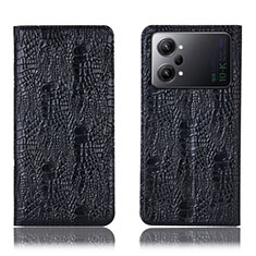 Coque Portefeuille Livre Cuir Etui Clapet H17P pour Oppo K10 Pro 5G Noir
