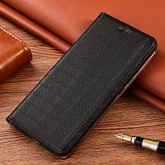 Coque Portefeuille Livre Cuir Etui Clapet H17P pour Samsung Galaxy A02s Noir