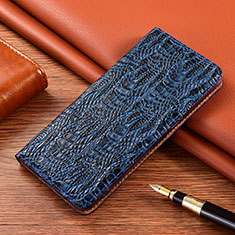 Coque Portefeuille Livre Cuir Etui Clapet H17P pour Samsung Galaxy S25 Plus 5G Bleu