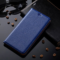 Coque Portefeuille Livre Cuir Etui Clapet H17P pour Vivo iQOO 9 Pro 5G Bleu