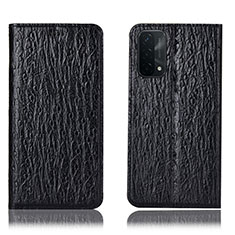 Coque Portefeuille Livre Cuir Etui Clapet H18P pour OnePlus Nord N200 5G Noir