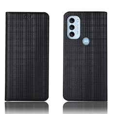 Coque Portefeuille Livre Cuir Etui Clapet H20P pour Motorola Moto G71 5G Noir