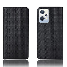 Coque Portefeuille Livre Cuir Etui Clapet H20P pour OnePlus Nord CE 2 Lite 5G Noir