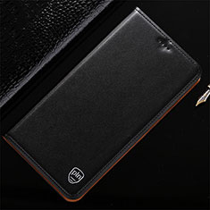Coque Portefeuille Livre Cuir Etui Clapet H20P pour Vivo iQOO 9 Pro 5G Noir