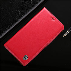 Coque Portefeuille Livre Cuir Etui Clapet H21P pour Apple iPhone 12 Mini Rouge